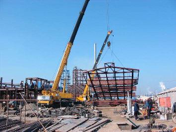 钢结构厂房回收拆除（现场）